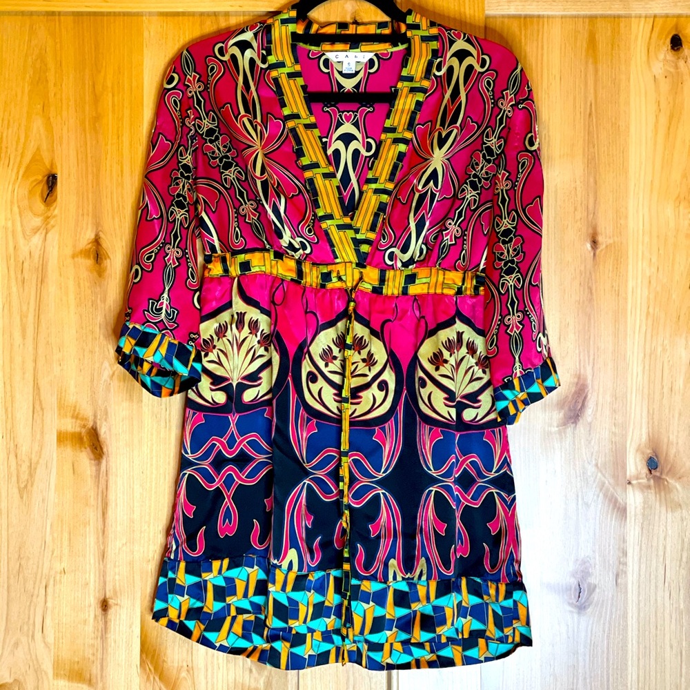 Cabi 100% silk tunic